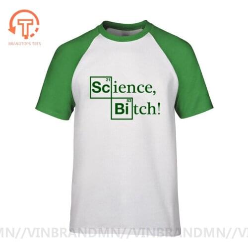 New Arrival Science Bitch Men T Shirt Minimalist Breaking Bad Heisenberg T-Shirt Hip Hop Top Tees Summer Adult Tshirts Camisetas