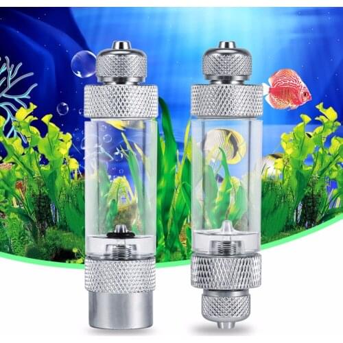 Check Valve-Regulator Diffuser Reactor Single-Head or Dual-Head Aquarium CO2 Bubble Counter Air Pump Accessories