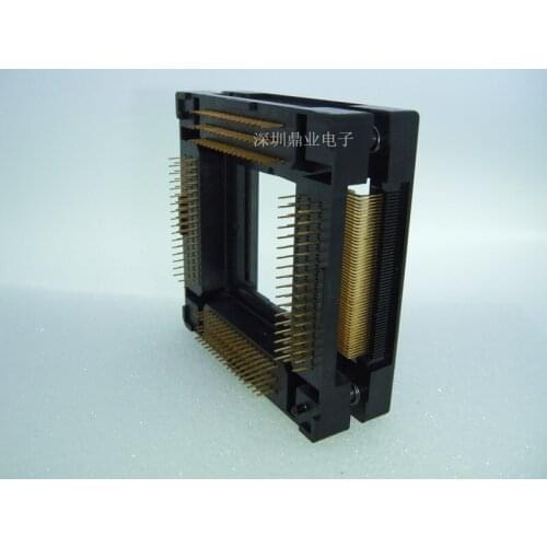 Original YAMAICHI IC Test Seat IC201-2084-001 Burning Programme QFP208 TQFP208 Socket Adapter 0.5MM