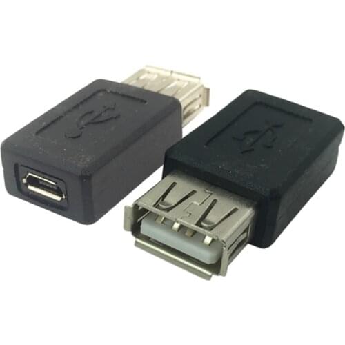 USB 2.0 Adapt Type A Female to Micro USB Female Adapter