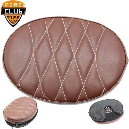 Synthetic Leather Backrest Cushion Pad Fit For Harley Touring Road King Street Electra Glide Street Road Glide FLHX 1997-2019