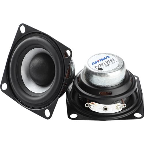 AIYIMA 2Pcs Portable Audio Speaker Driver 53MM 4 Ohm 15W Full Range Sound Speakers Mini Loudspeaker For Home Theater DIY