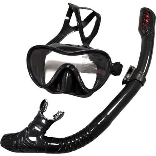 Professional Scuba Diving Mask Silicone Masks Snorkel Anti-Fog Diving Mask Snorkel Full Dry Tube Underwater Swim Equipment