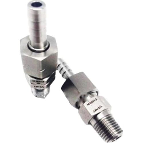 Pressure reducer outlet live connection Pagoda 316L 1/4NPT