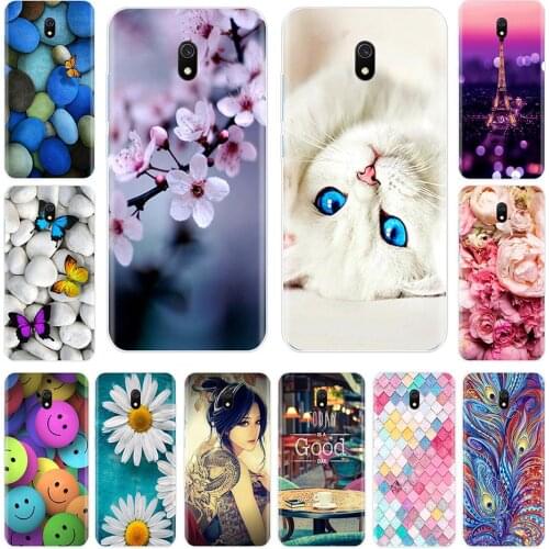 Silicon case for xiaomi redmi 8a cases full protection soft tpu back cover on redmi 8a bumper hongmi 8a phone shell bag coque