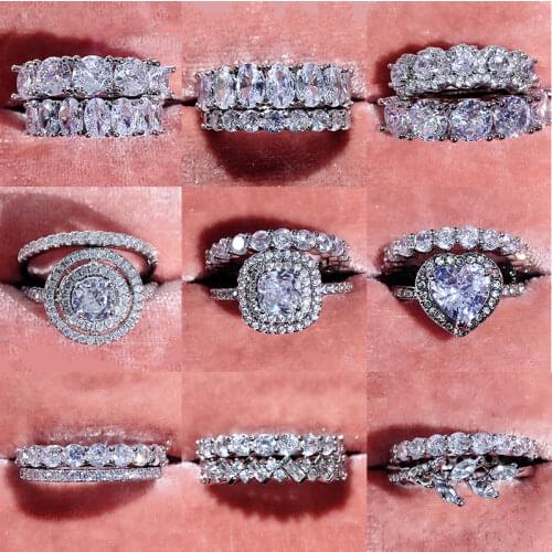 UILZ Thin T Ring Brand Engagement Handmade AAA Cz Rings For Women Mother Fashion Finger Accessories Anel Wedding CRP252E