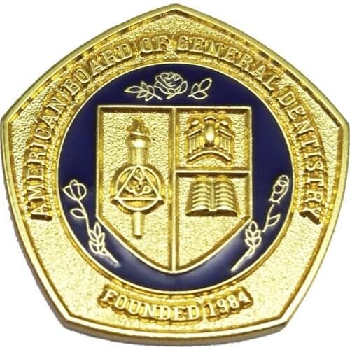 Factory direct five-pointed star electroplated gold coin new factory price stamping metal coins