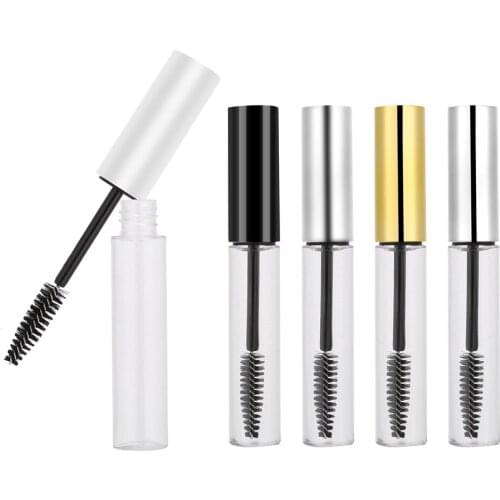 10PCS 10ml Empty Mascara Tube with Eyelash Refillable Bottles Container Mascara Cream Liquid Bottle Tube Tool Makeup Accessories