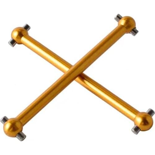 2PCS Aluminum 51mm Dogbone CVD Drive Joint For RC 1/18 WLtoys A959-07 Blue Hop-Up Parts