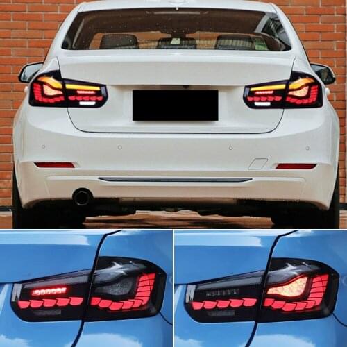 2PCS Car LED Tail Light Taillight For BMW F30 F35 F80 316i 318i 320i 325i 330i 2013-2019 Rear Fog Lamp Brake Reverse Dynamic