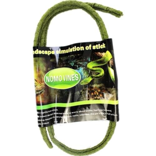 200cm Reptile Lizard Spider Frog Poison dartfrog Aquarium Decoration Simulation Rattan Vine reptile accessories