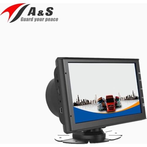 2CH 1080P 7 Inch Car DVR Support Bluetooth Speaker for Truck Car