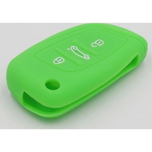 4PC Silicone Rubber Car Key Cover Case For Fiat Ducato for Citroen Relay for Peugeot Boxer PEU25 3 Buttons key