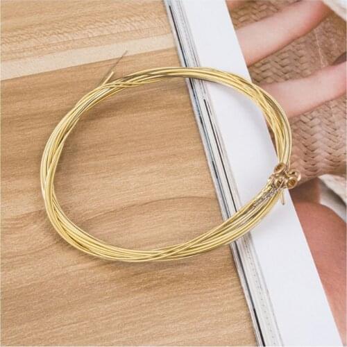 6Pcs/Set Classic Metal Guitar Strings Steel Wire Acoustic Folk Guitar Accessory