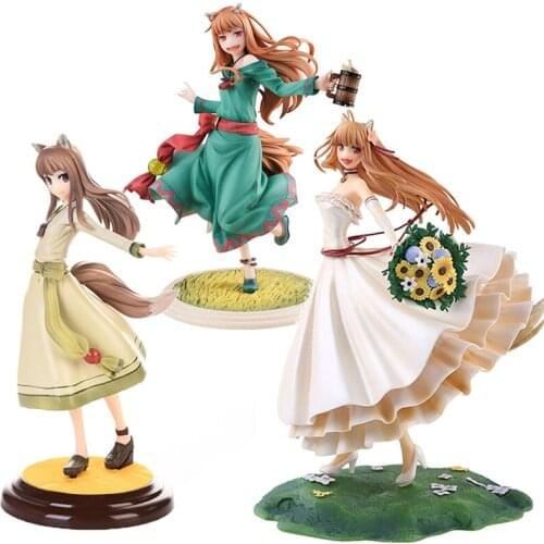 Anime Toys Spice And Wolf Wedding Holo Dress Ver. Action Figure 1/8 scale painted figure 10th Anniversary Ver. Holo PVC figure