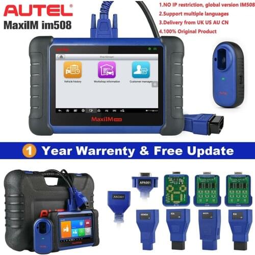 Autel MaxiIM IM508 OBD2 scania Car Diagnostic Auto Scanner Engine Tool ECU XP200 Key Programming professional automotive scanner