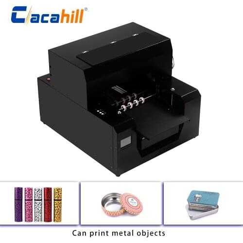 Automatic multi-color A3 UV flat and cylindrical all-in-one printer adopts EPSON L1800 print head for glass bottle printing