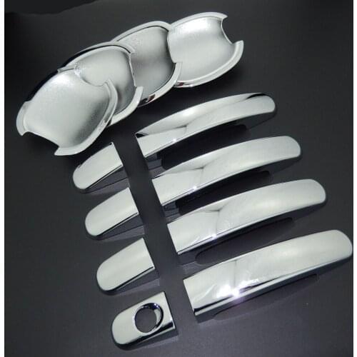 For Ford Escape Kuga 2013-2016 Chrome Door Handle Covers & Door Bowl Covers Car Styling Decorate 2014 2015