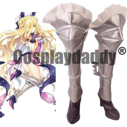 Date A Live Mukuro Hoshimiya Muku Mukku-chin Spirit Form Ver. Anime Cosplay Shoes Tall Heeled Boots S008