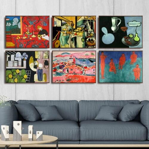Home Decoration Art Wall Pictures Fro Living Room Poster Print Canvas Paintings French Henri Matisse Tablecloth