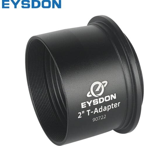 EYSDON 2" Telescope T2 Camera Adapter M42 T-Ring T Tube with 2" Filter Threads