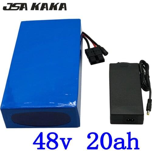 48V 1000W 2000W Battery 48V 20AH Electric Bike Battery 48V 20AH E-bike Battery 48 Volt Lithium Battery with 50A BMS+5A Charger