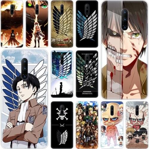 Hot Anime attack on Titan Soft Silicone Fashion Transparent Case For OnePlus 7 Pro 5G 6 6T 5 5T 3 3T TPU Cover