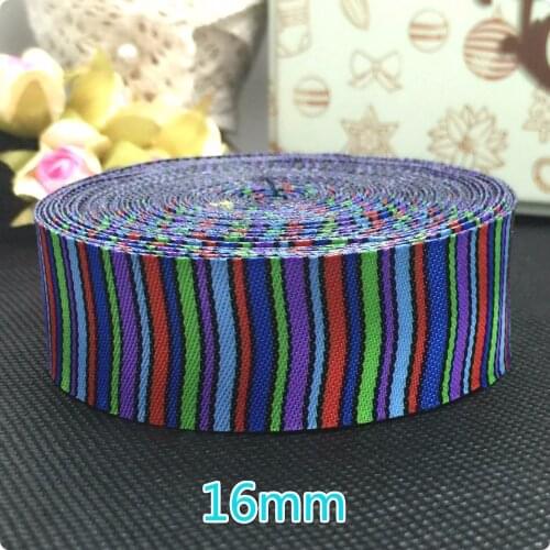 2015 NEW wholesale 5/8" 16mm 10yards/sets Polyester Woven Jacquard Ribbon Colorful geometric wave lace/Line ribbon KT2015060209