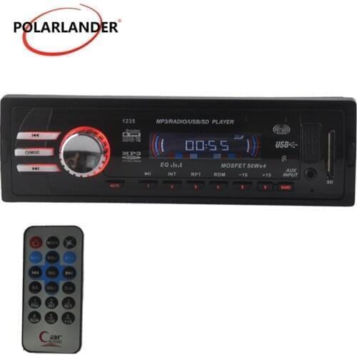 New 12V Car radio player car stereo MP3 Audio Player 5V phone Charger USB/SD/AUX in auto Radio In-Dash one single DIN size
