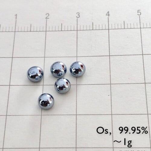 Osmium metal element 76 Os sample pellets 1g 99,95