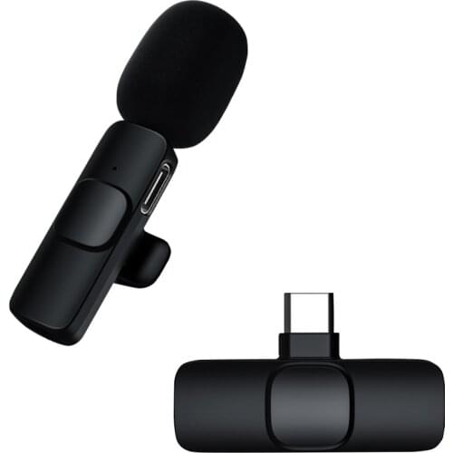 Phone Lavalier Microphone For Iphone Xiaomi Huawei Meizu USB C Wireless Mini Microphone Radio Equipment