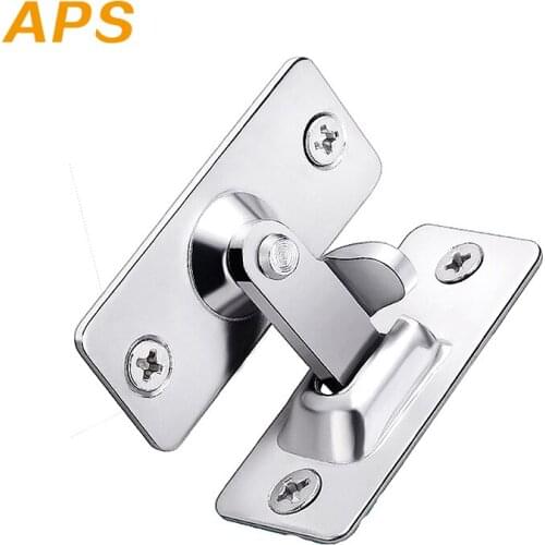Right Angle Lock 90 Degree Room Door Buckle Buckle Suitable For Bathroom Barn Door Sliding Door Buckle Bending Right Angle Doo