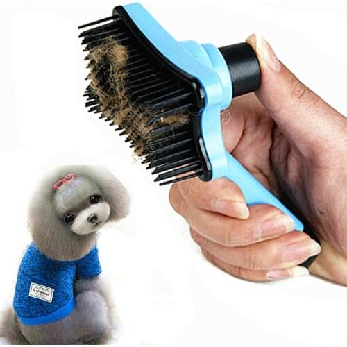 Comb For Dog Grooming Mittens For Cats Pet Fur & Lint Remover Pet Hair Remover Brush Supplies Dog Self Cleaning Fur Brush