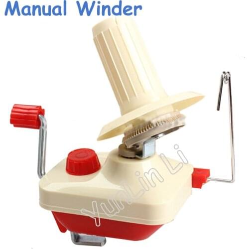 48pcs/lot Household Manual Winder Handheld Coil Winding Machine Swift Yarn Fiber String Ball Winding Machine