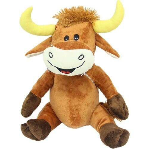Kızılkaya Horned Bull Plush Toy