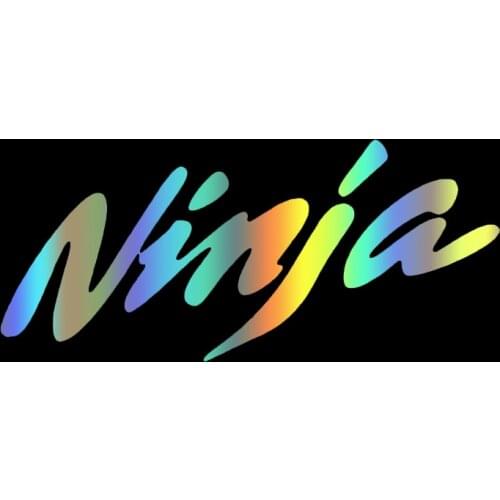 S51421# Various Sizes/Colors Car Stickers Vinyl Decal NINJA Motorcycle Decorative Accessories Creative Laptop Helmet
