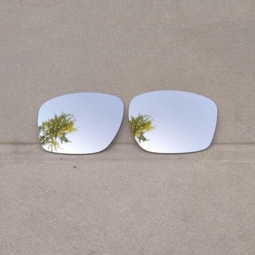 Silver Mirrored Replacement Lenses for Sliver Sunglasses Frame 100% UVA & UVB Anti-Reflective