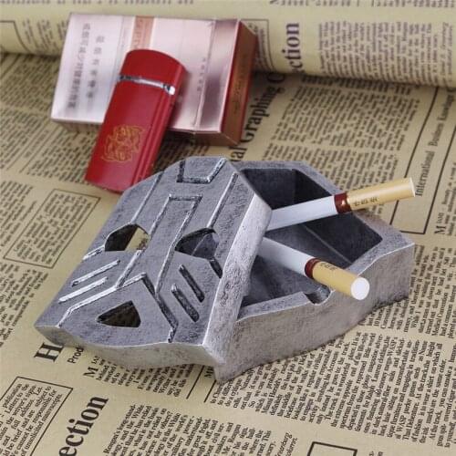 Cool Resin Silicon Mold ashtray Ash Holder Case Ashtray for Car Round decorative Ashtrays with Lids Gift for Boyfriend