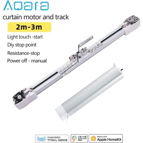 Aqara Smart motorized curtain track Wireless Remote Control ZigBee Electric automatic curtain work with homekit for smart home