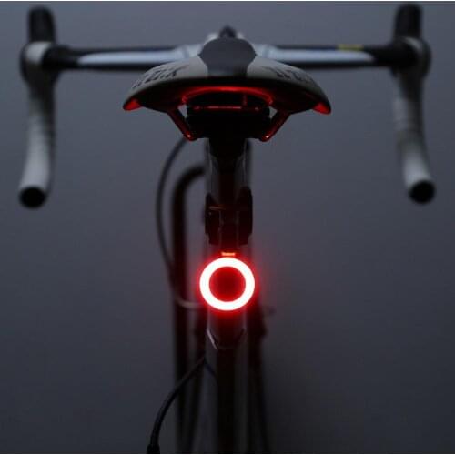 Bicycle Tail Light Usb Charging Mountain Bike Lights Night Ride Road Bike Riding Creative Taillight Equipment