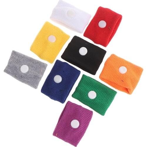 1Pc Anti-stun Adjustable Travel Reusable CottonWrist Band Anti Nausea Wristbands Sickness Car Motion Sea Sick Ship Plane