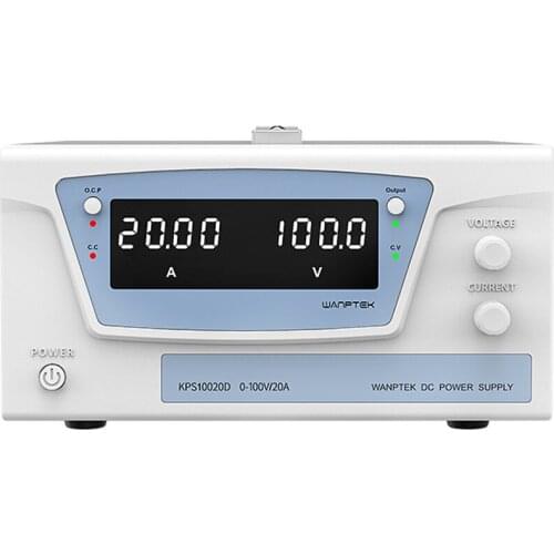 2000W High-power Adjustable DC Power Supply High-precision Encoder Adjustment DC Regulated 100V 20A KPS10020D OPP OCP C.V C.C