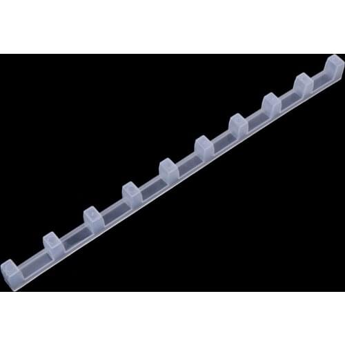 2019 New 5pcs Beekeeping Bar Bee Hive Frame Avoid Agitation Plastic White Interval 37cm Beekeeper Beekeeping Tool Accessory