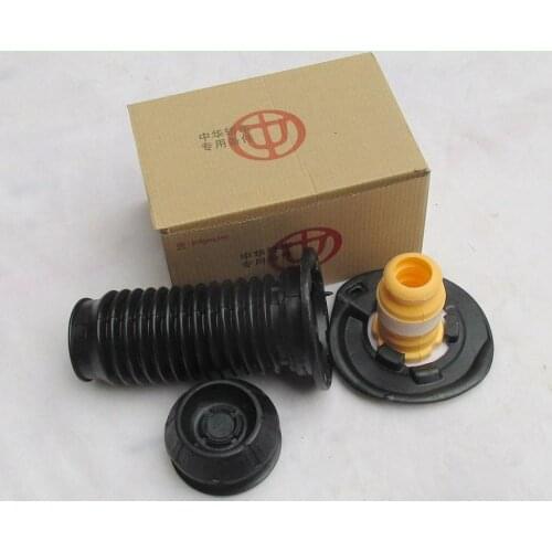 4pcs/kit) Front Shock Absorber repair kit top rubber bushing nut dust cover for Chinese Brilliance H230 Auto car motor parts
