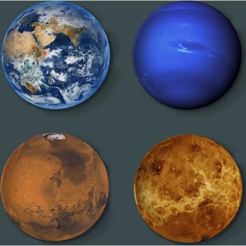 8 INCHES Nordic Star plate dish space universe series planet decorative plate planetary decoration hanging disk dish ornament