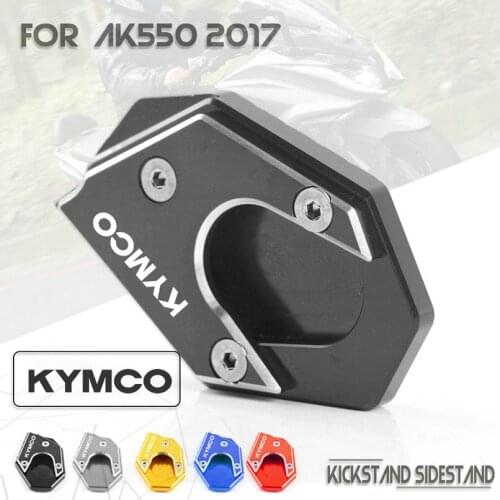 Motorcycle Accessories Kickstand Sidestand Stand Extension Enlarger Pad for Kymco Xciting 250 300 350 400 400i Downtown CT250