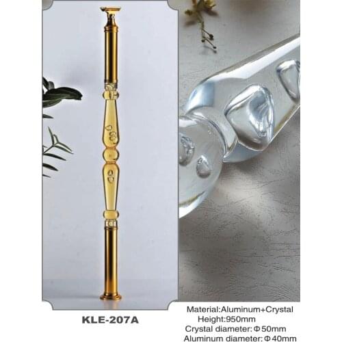 Freeshipping AMS-207A Acrylic PMMA Royal Indoor Decorative Modern Luxury Column Pole Pillar Baluster Post for Tube Stair