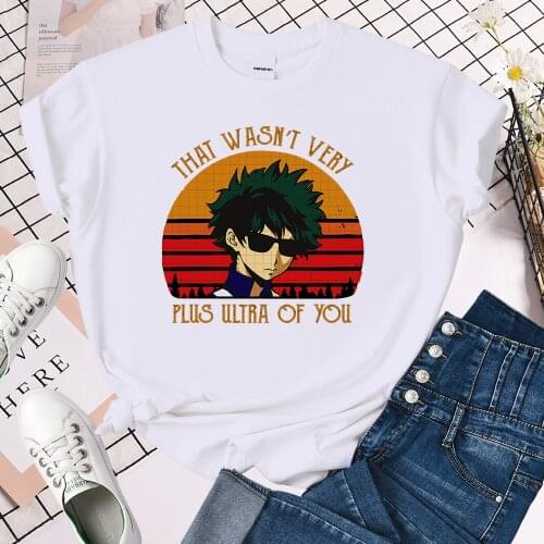 That Wasn't Very Plus Ultra Of You T-Shirt Woman Hip Hop Simple Tee Shirt Harajuku Casual T Shirt 2021 New Brand Women T Shirts