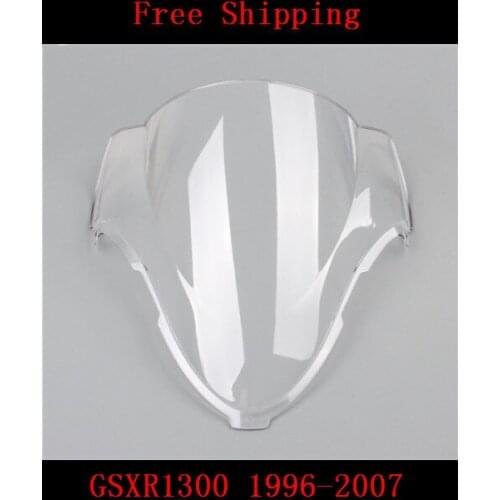 For SUZUKI GSXR1300 HAYABUSA 1996-2007 GSXR-1300R GSX-1300R GSXR-1300 motorcycle Double bubble windshield windscreen white