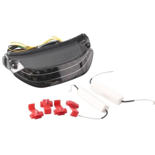 E-Mark Taillight Integrated LED Motorcycle Turn Signal Lights For Honda CBR600RR CBR 600 RR 2013 2014 Smoke